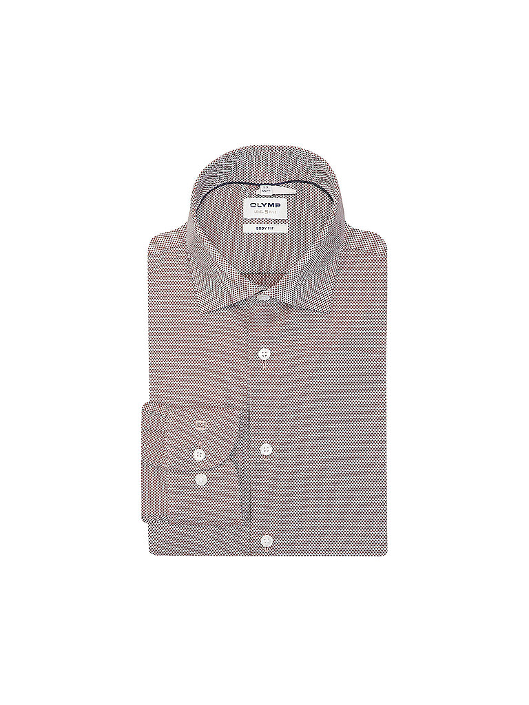 Camisa Slim Fit marrón claro 38