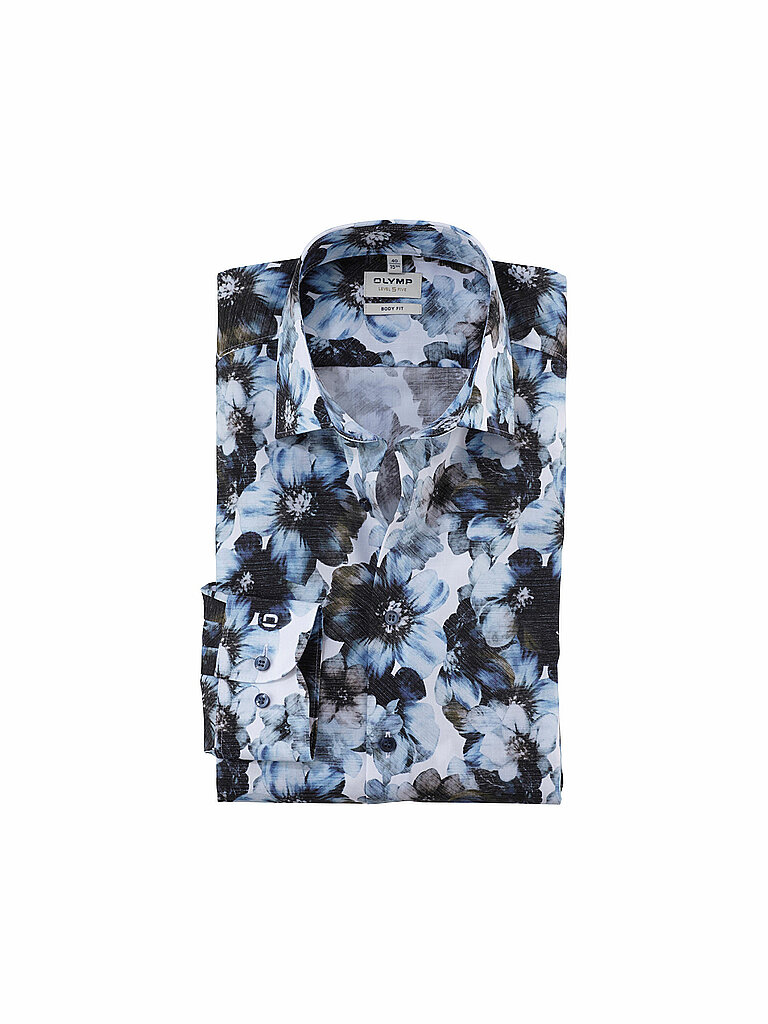 Camisa Body Fit azul oscuro 43