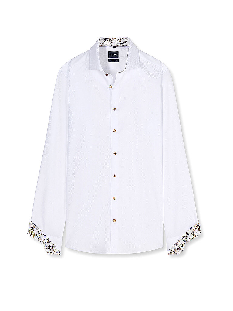 Olymp Level Five Camisa Slim Fit blanco