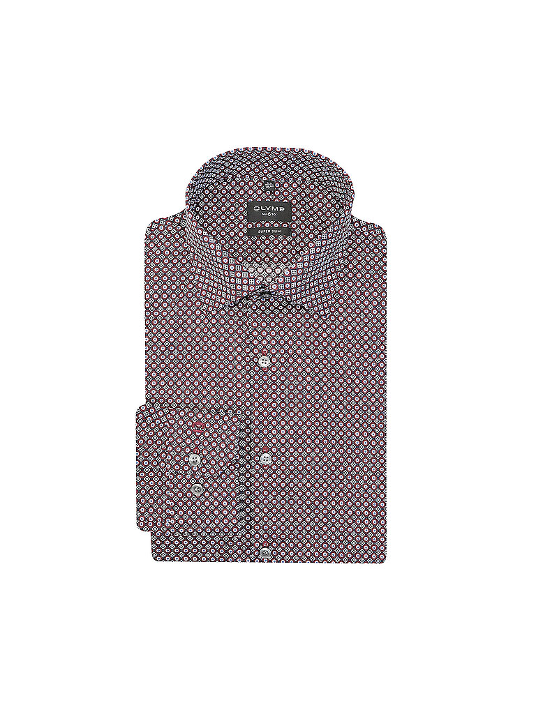 Camisa Slim Fit rojo oscuro 37