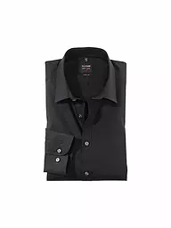 OLYMP LEVEL FIVE | Camisa Body Fit de Manga Extralarga | Negro