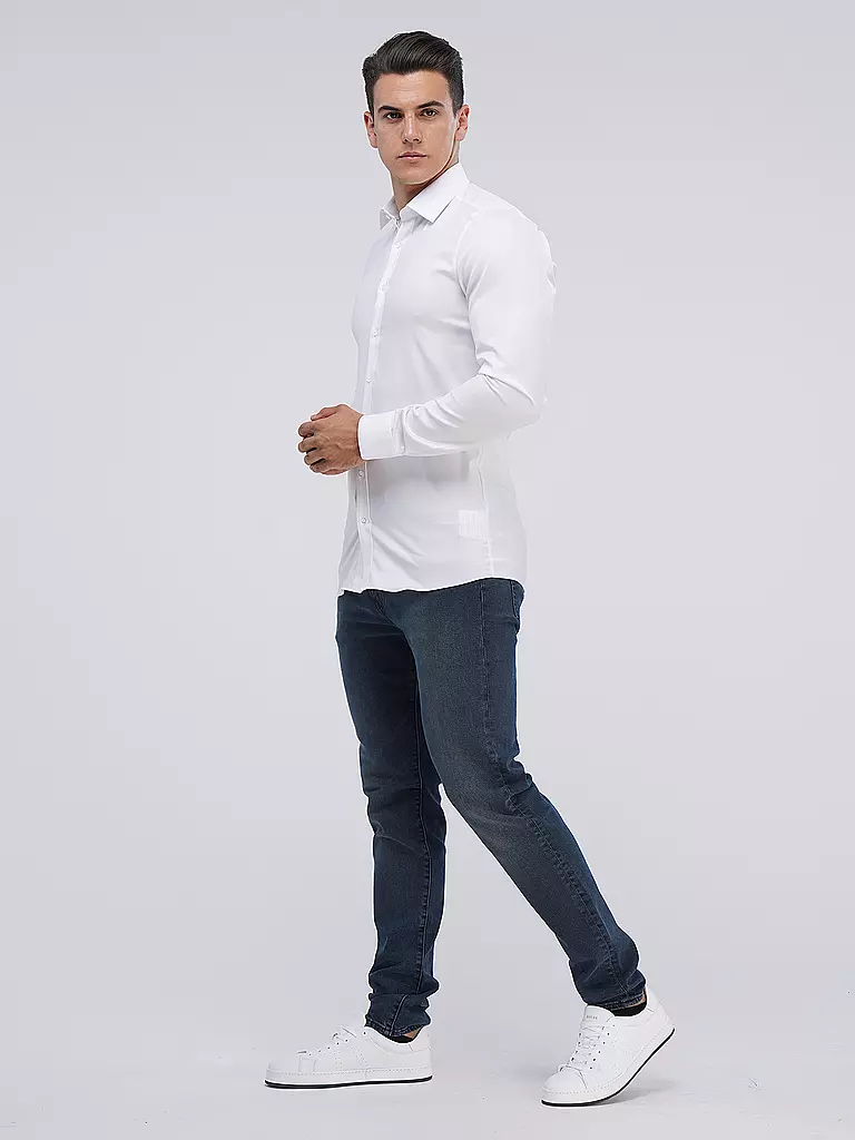 OLYMP LEVEL FIVE | Camisa Body Fit de Manga Extralarga | 