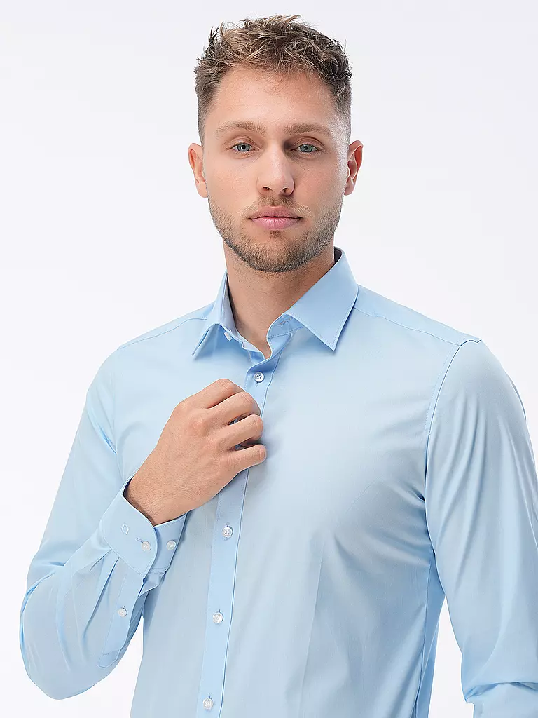 OLYMP LEVEL FIVE | Camisa Body Fit de Manga Extralarga | 