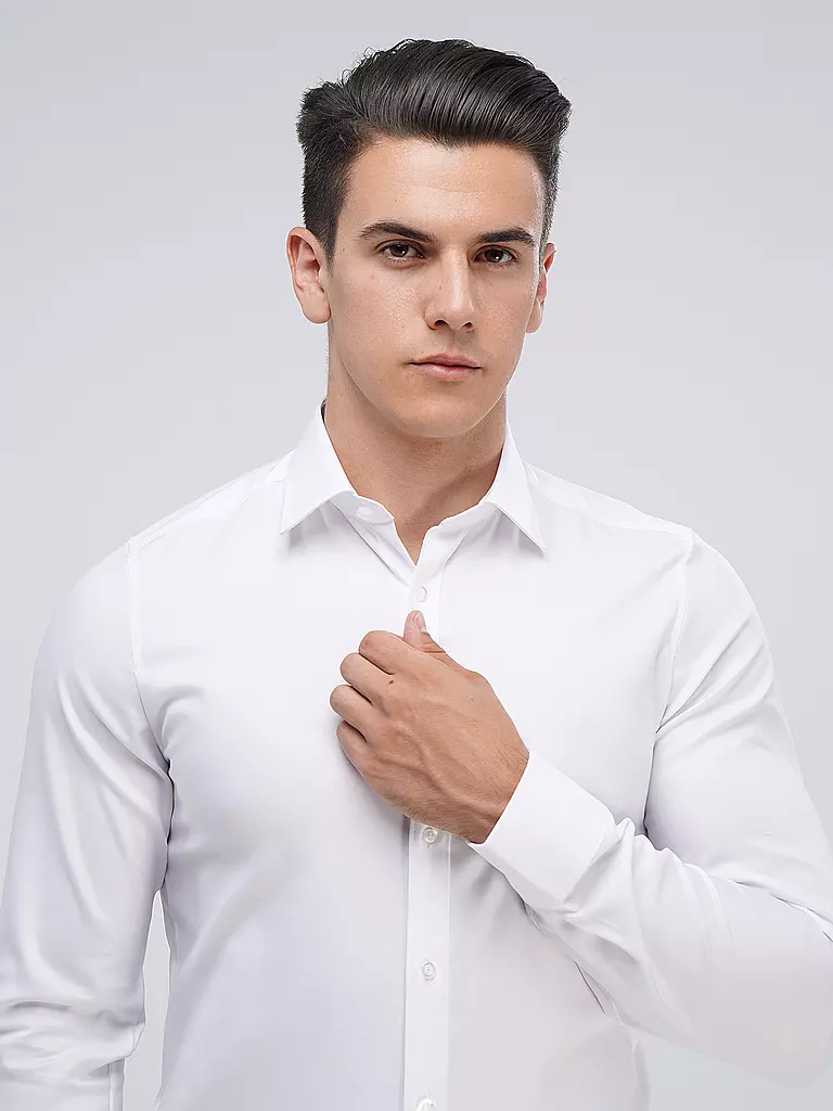 OLYMP LEVEL FIVE | Camisa Body Fit de Manga Extralarga | 