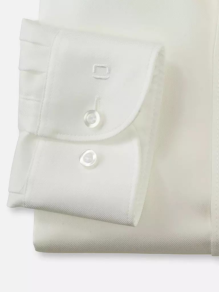 OLYMP LEVEL FIVE | Camisa Body Fit de Manga Extralarga | Crema