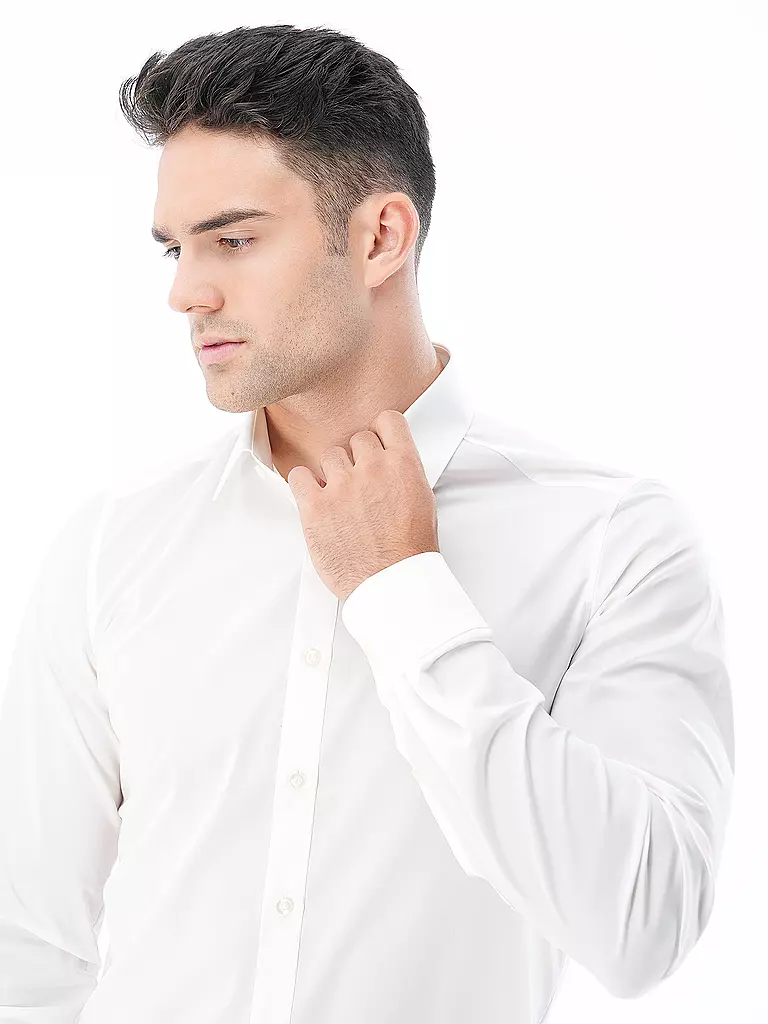 OLYMP LEVEL FIVE | Camisa Body Fit Manga Extralarga | 