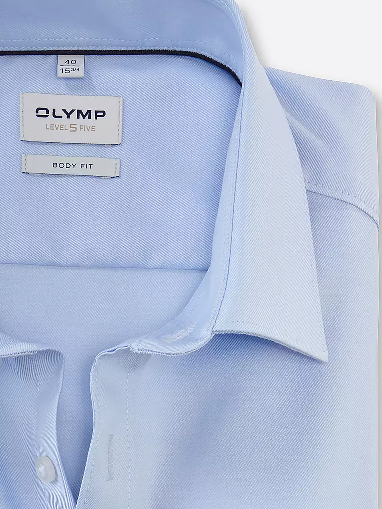 OLYMP LEVEL FIVE | Camisa Body Fit Manga Extralarga | 