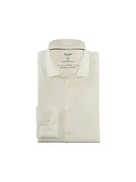 OLYMP LEVEL FIVE | Camisa Body Fit | Beige