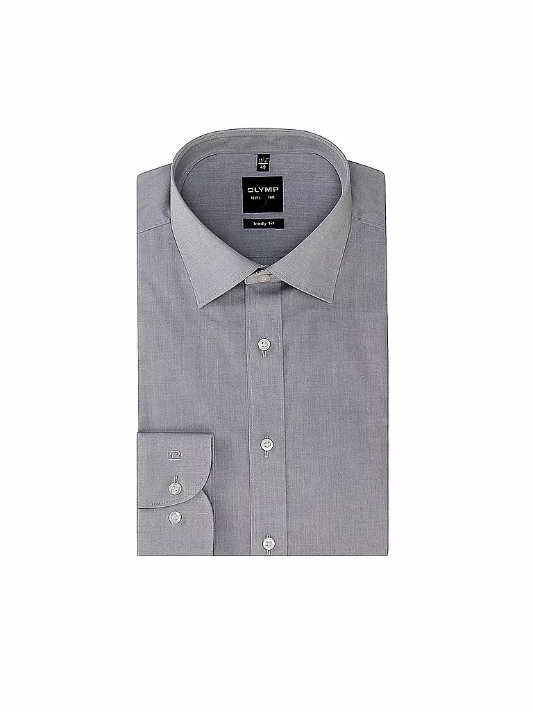 OLYMP LEVEL FIVE | Camisa Body Fit | Gris