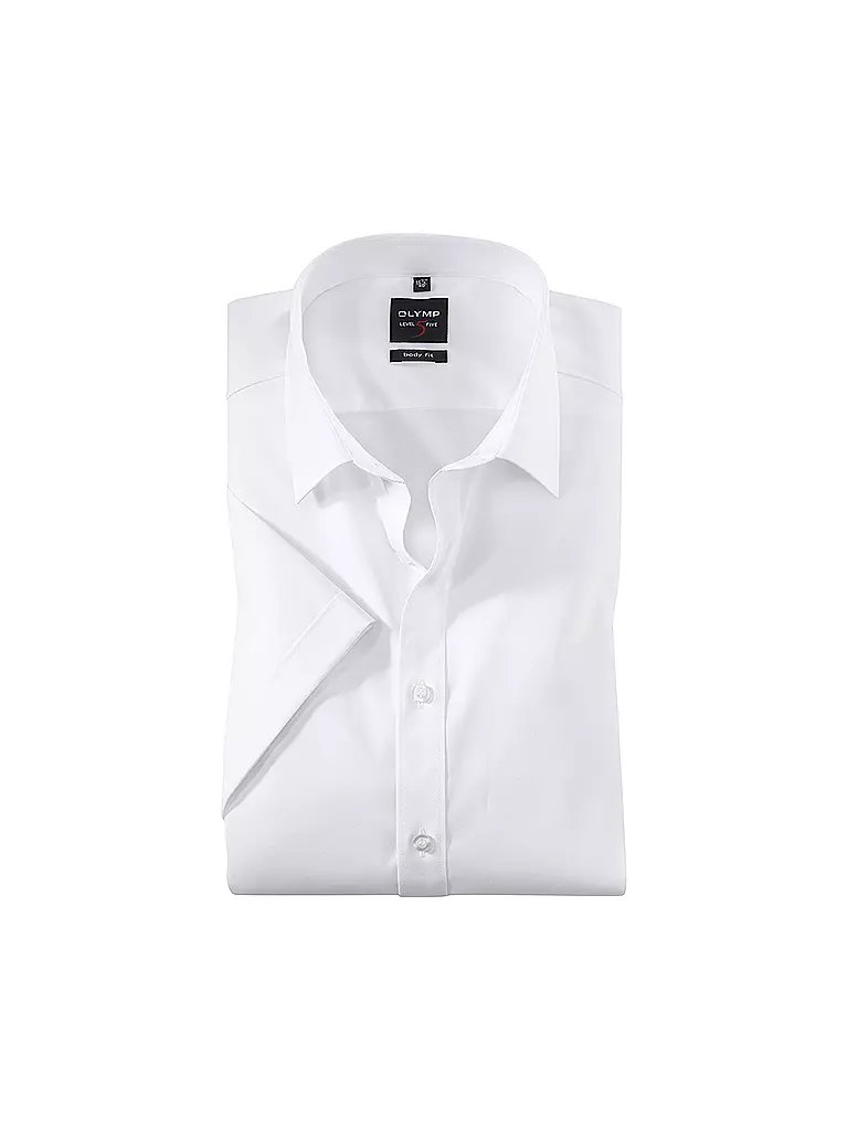 OLYMP LEVEL FIVE | Camisa Body Fit | Blanco
