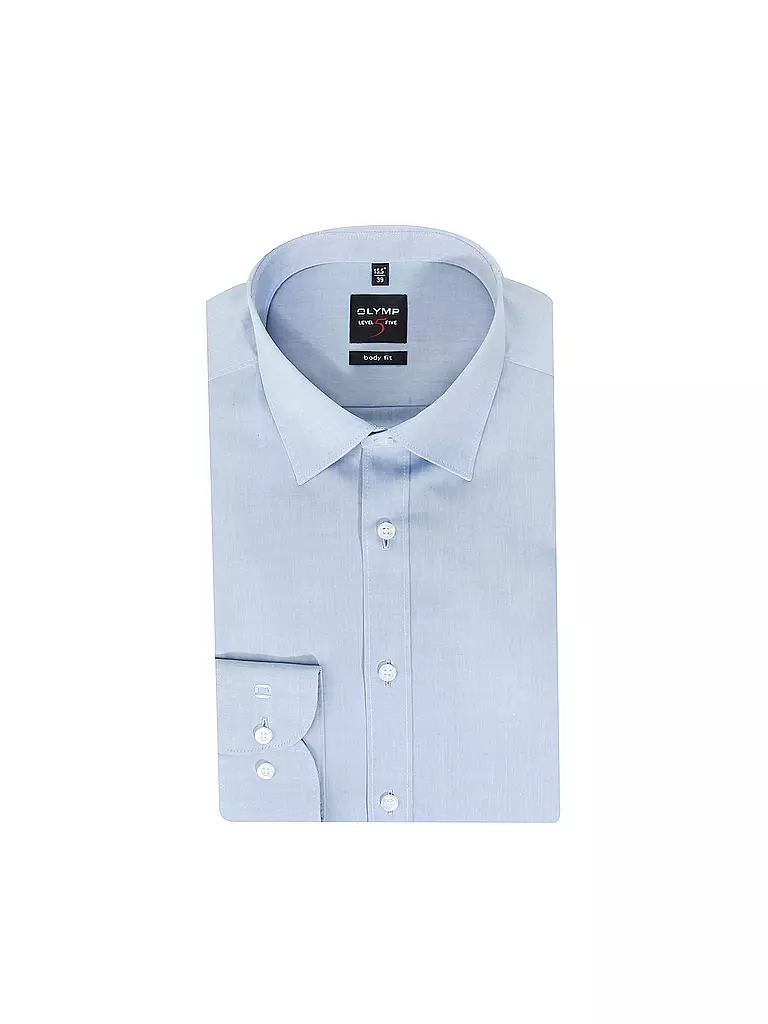 OLYMP LEVEL FIVE | Camisa Body Fit | Azul
