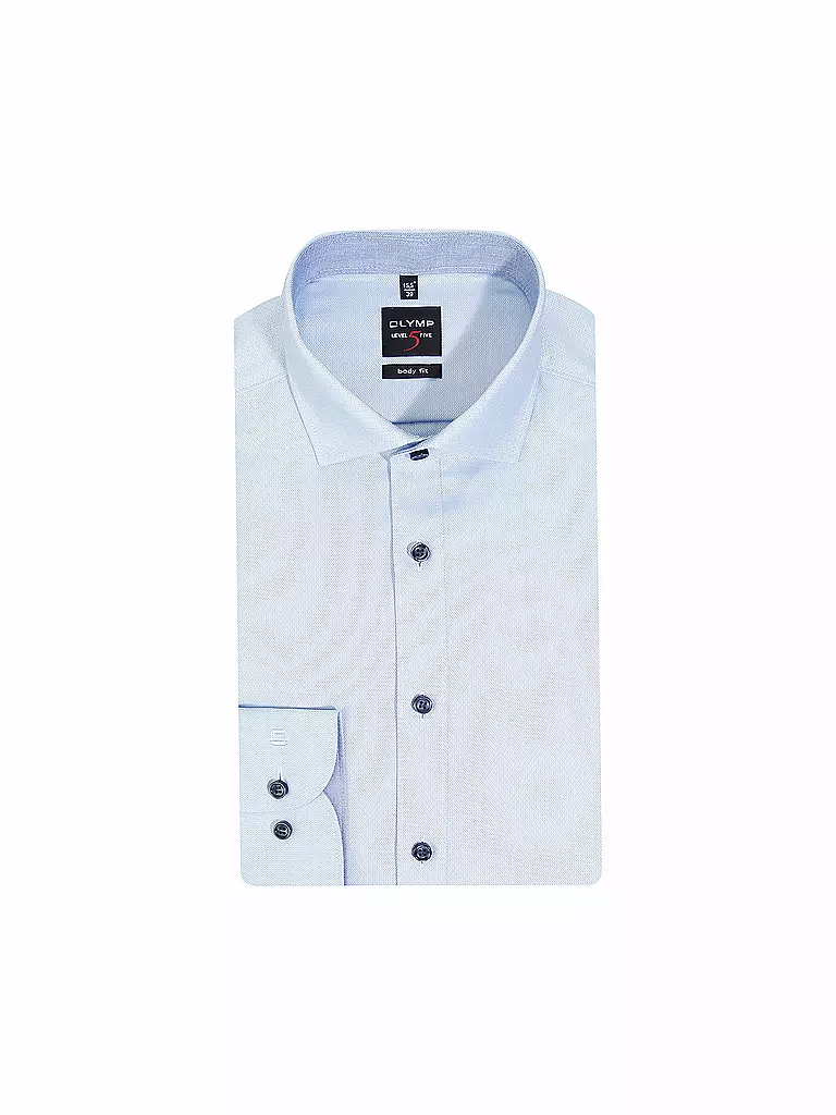 OLYMP LEVEL FIVE | Camisa Body Fit | Azul claro