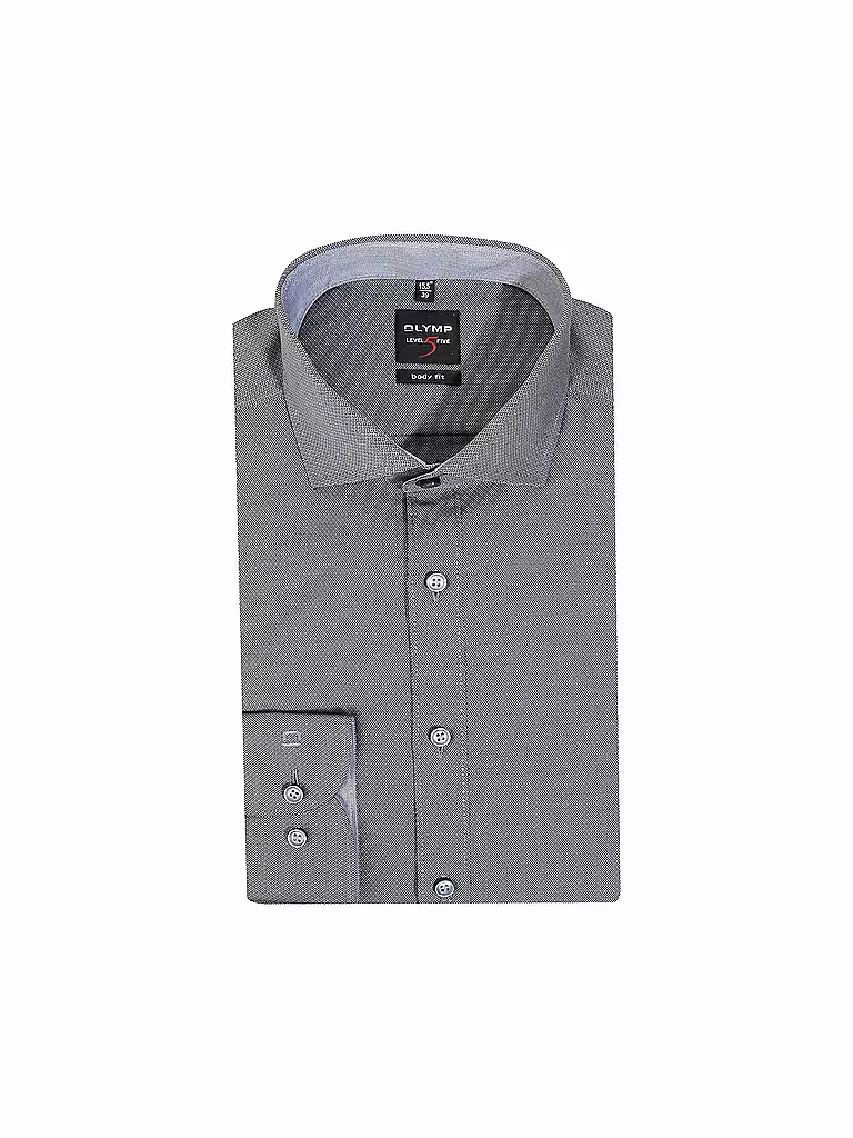 OLYMP LEVEL FIVE | Camisa Body Fit | Gris