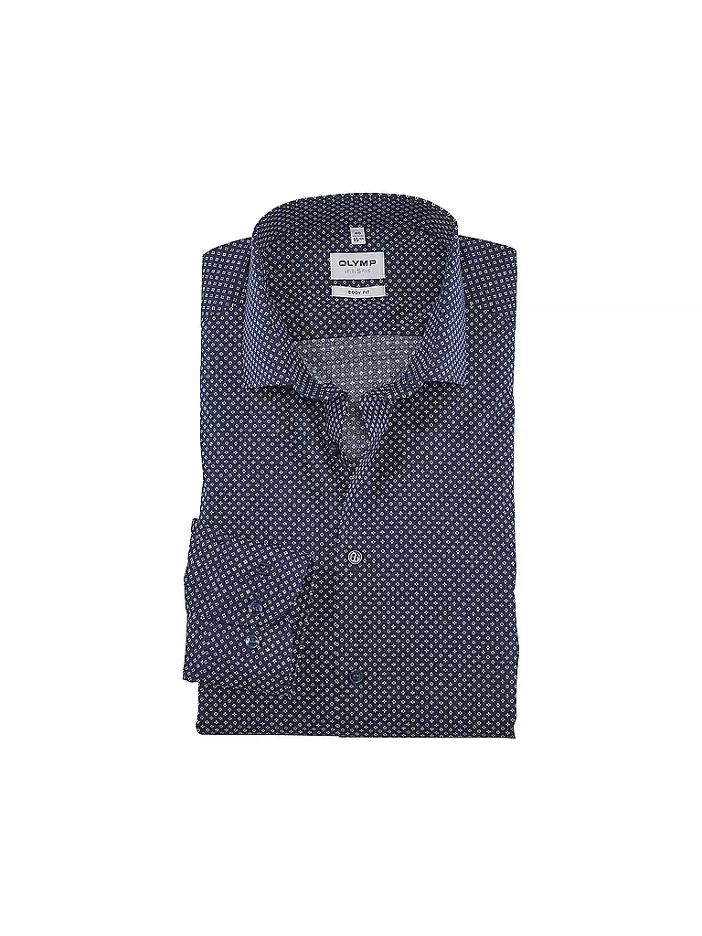 OLYMP LEVEL FIVE | Camisa Body Fit | Azul oscuro