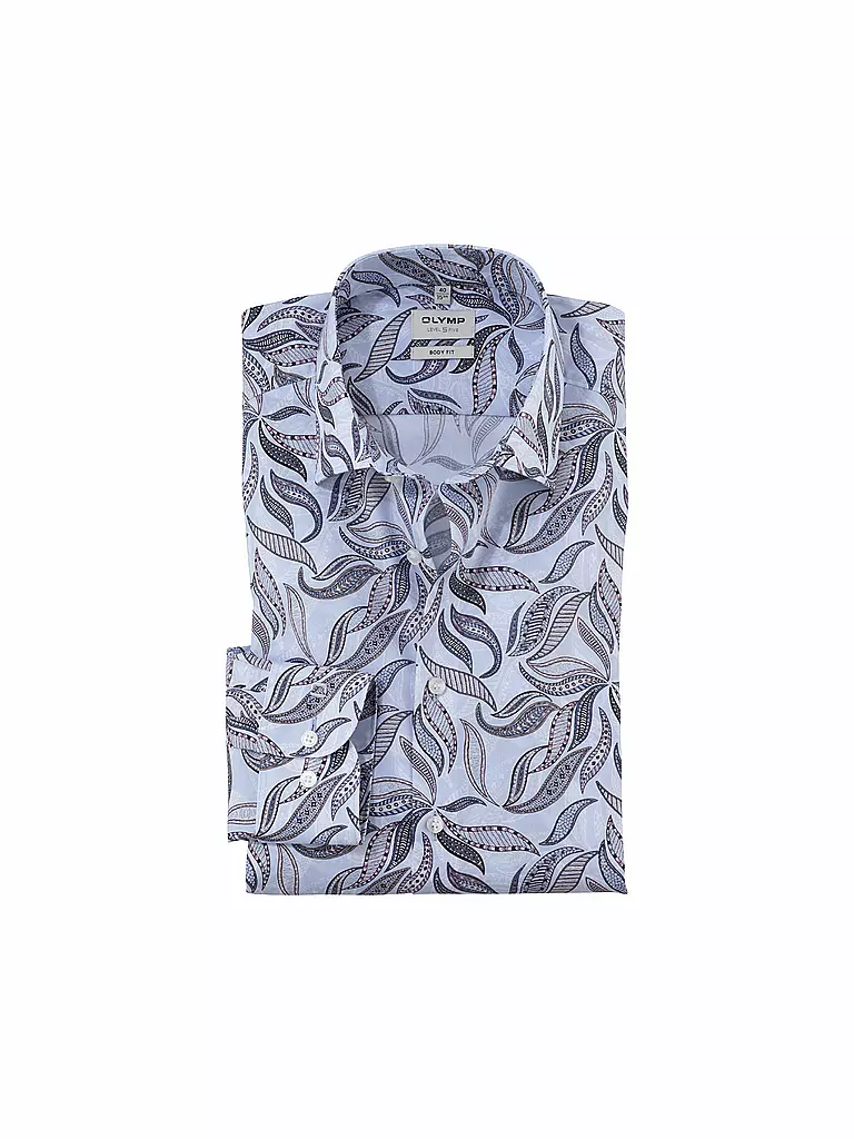 OLYMP LEVEL FIVE | Camisa Body Fit | Azul