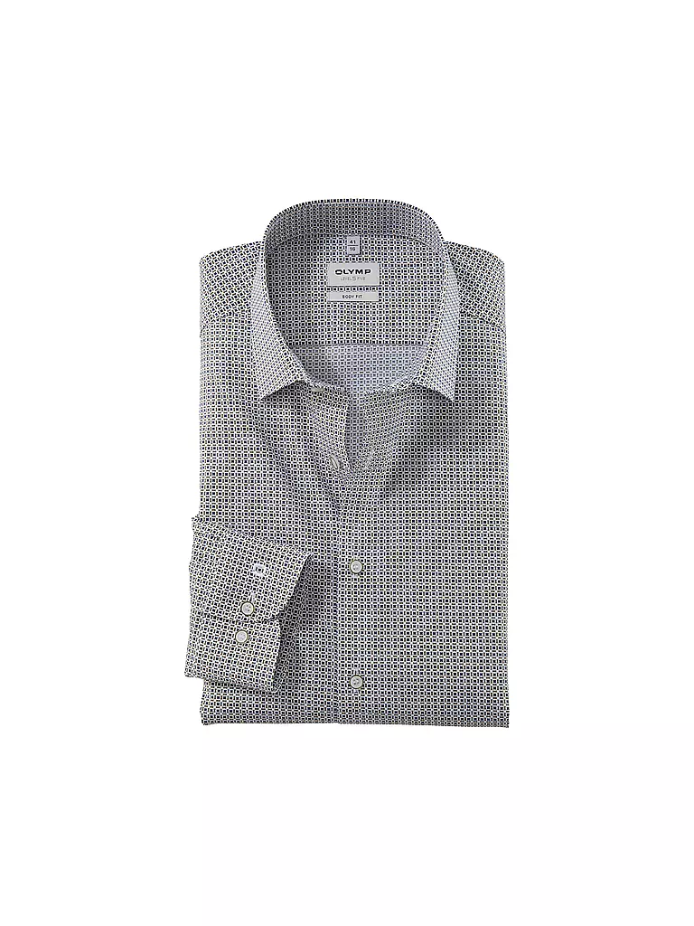 OLYMP LEVEL FIVE | Camisa Body Fit | Azul