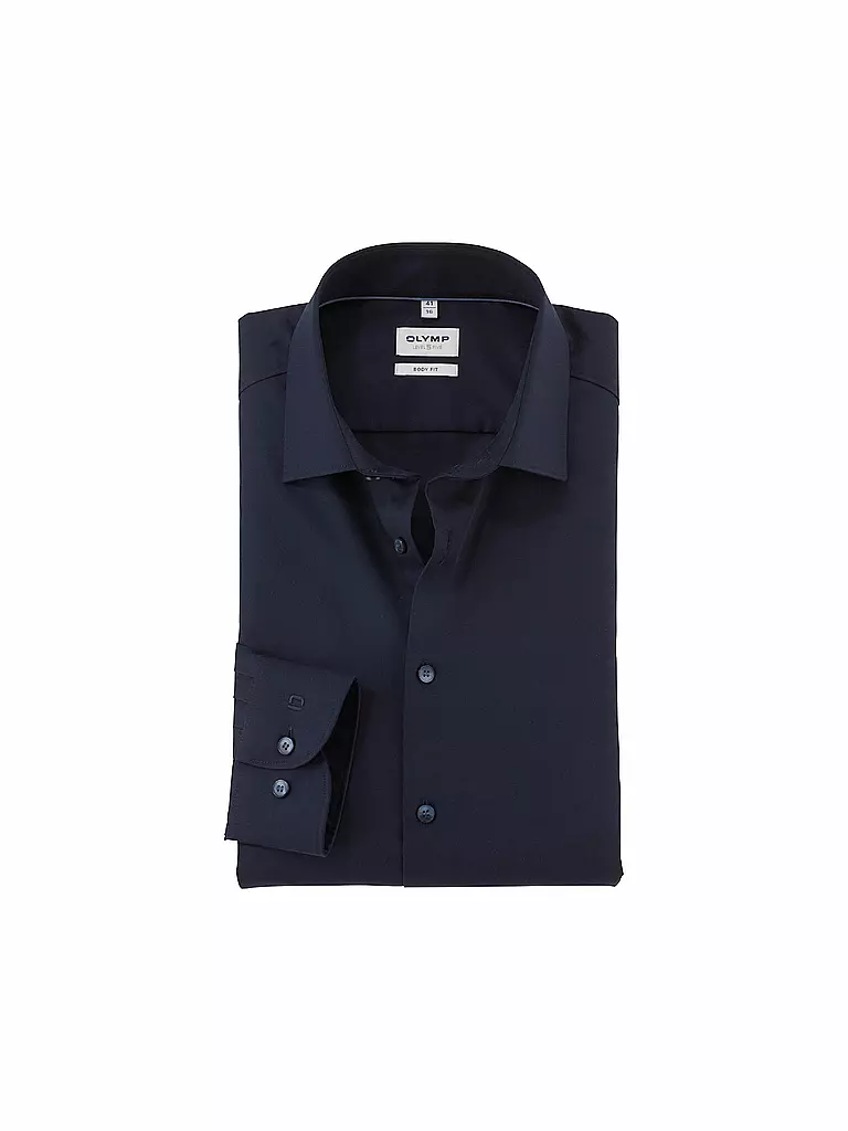 OLYMP LEVEL FIVE | Camisa Body Fit | Azul oscuro