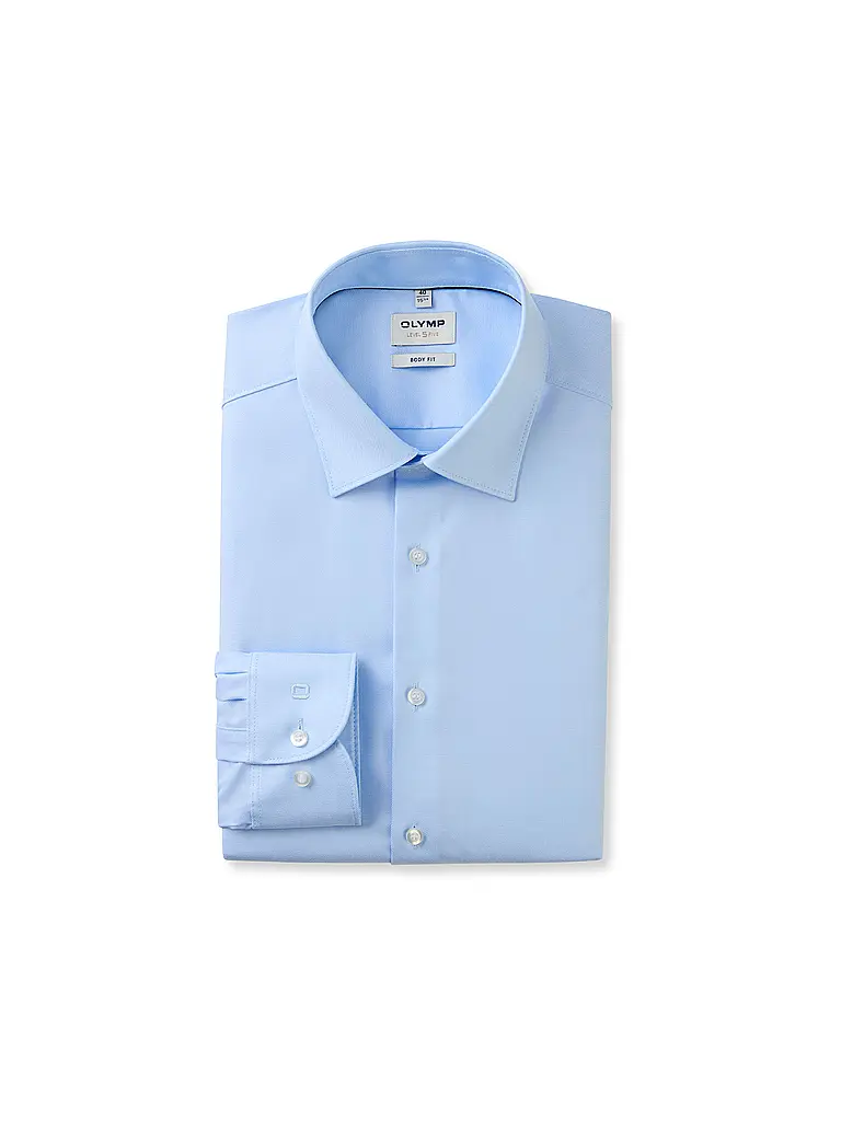 OLYMP LEVEL FIVE | Camisa Body Fit | Azul