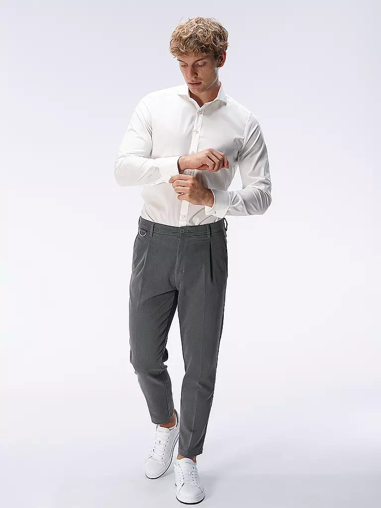 OLYMP LEVEL FIVE | Camisa Body Fit | Beige