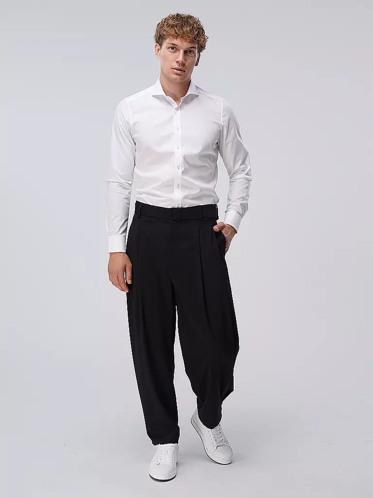 OLYMP LEVEL FIVE | Camisa Body Fit | Blanco