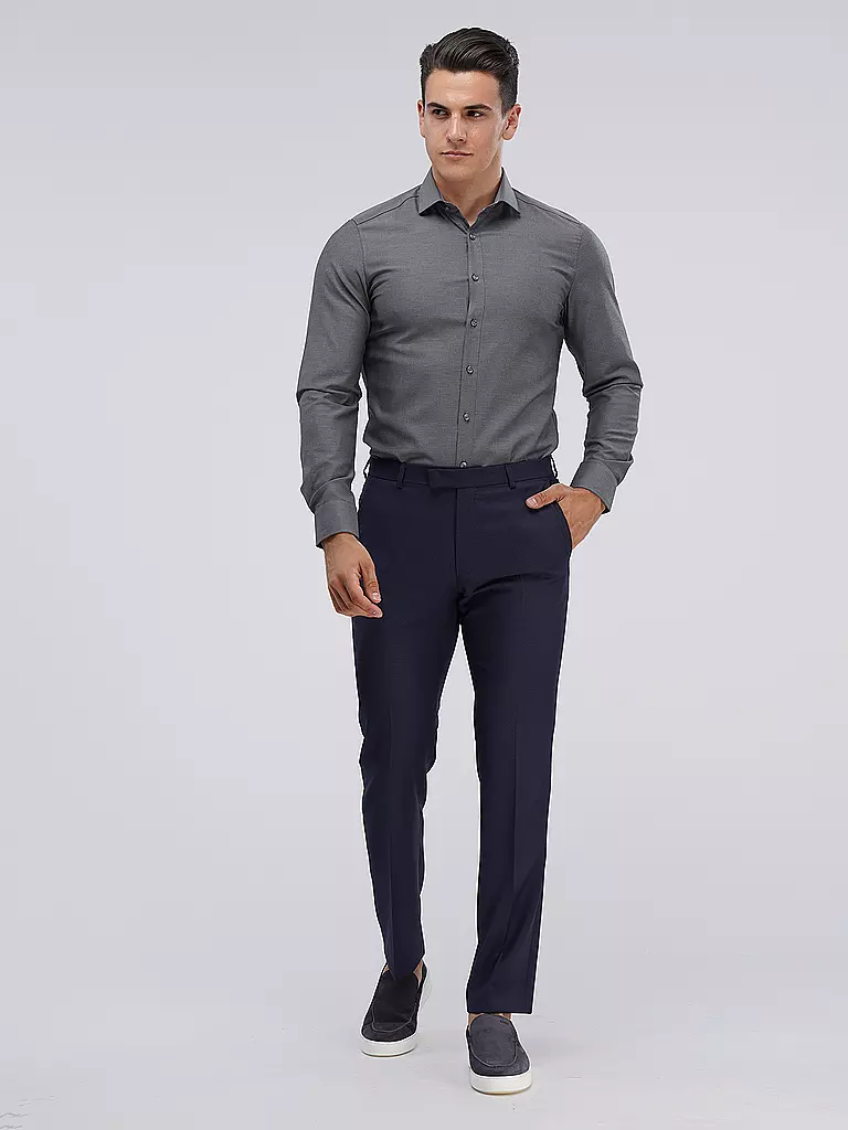 OLYMP LEVEL FIVE | Camisa Body Fit | Gris