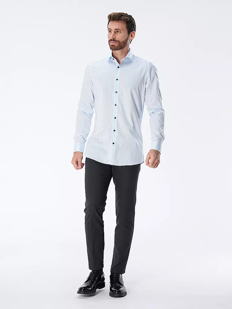 OLYMP LEVEL FIVE | Camisa Body Fit | Azul claro