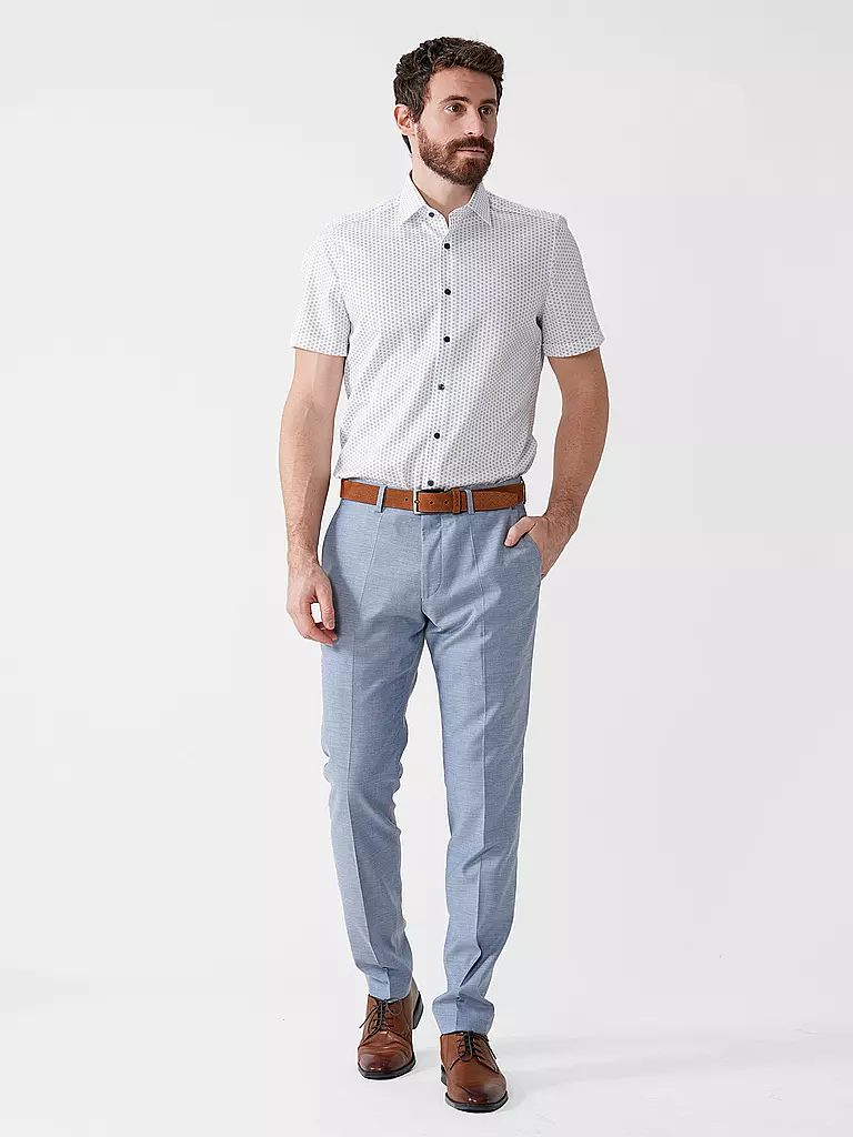 OLYMP LEVEL FIVE | Camisa Body Fit | Azul