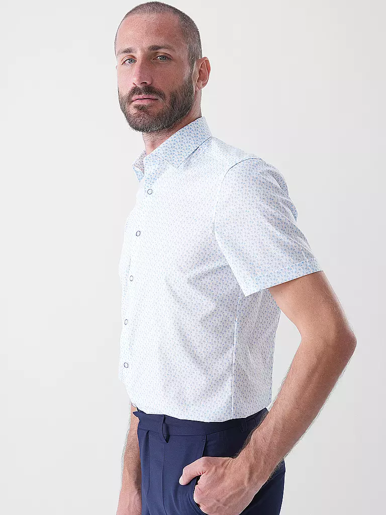 OLYMP LEVEL FIVE | Camisa Body Fit | Blanco