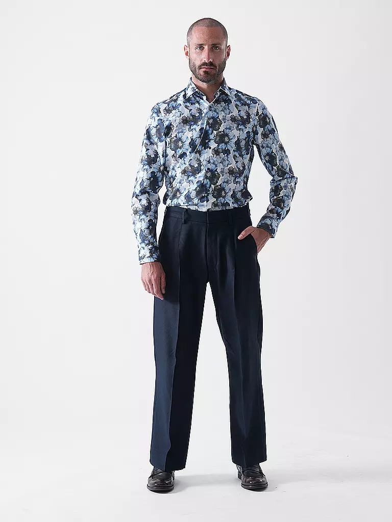 OLYMP LEVEL FIVE | Camisa Body Fit | Azul oscuro