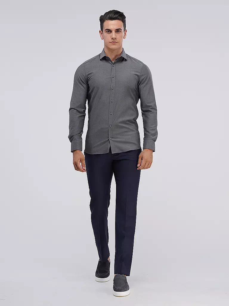 OLYMP LEVEL FIVE | Camisa Body Fit | Gris