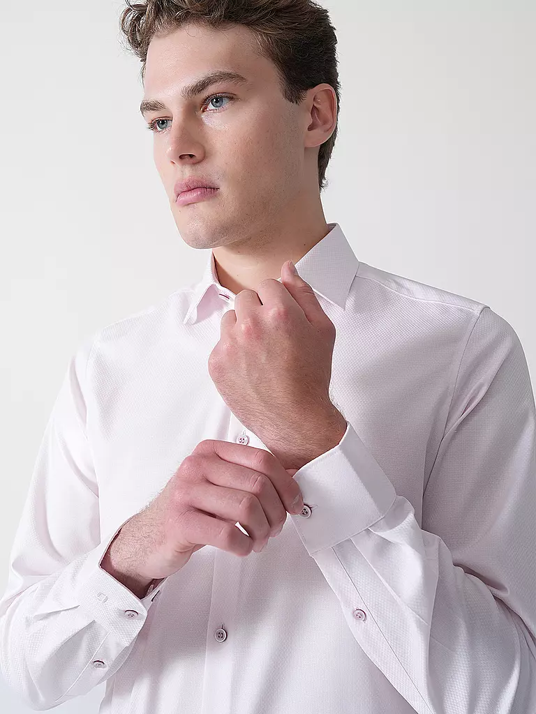OLYMP LEVEL FIVE | Camisa Body Fit | Rosa