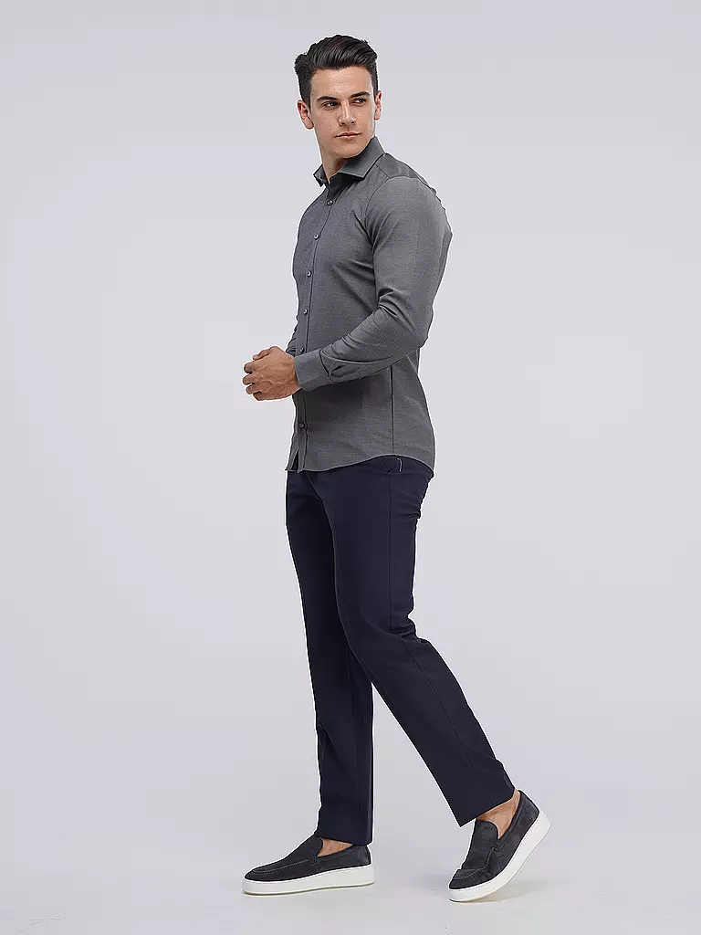 OLYMP LEVEL FIVE | Camisa Body Fit | Gris