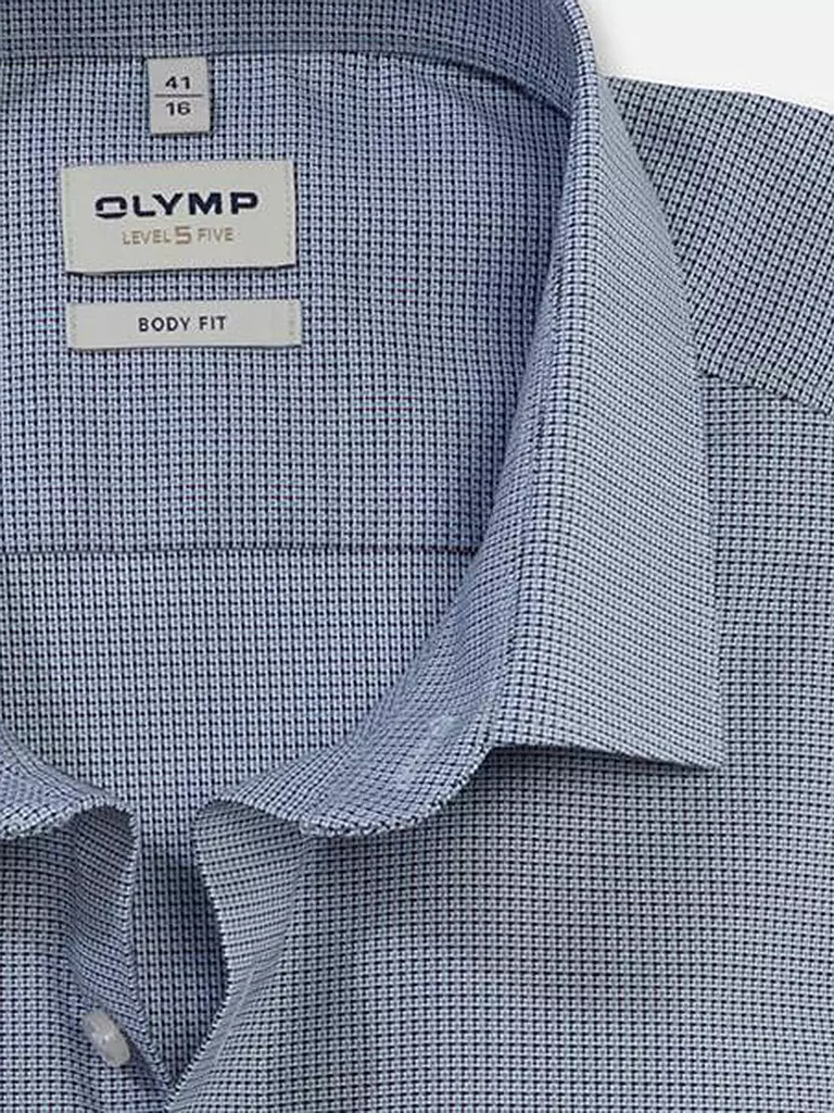 OLYMP LEVEL FIVE | Camisa Body Fit | Azul claro