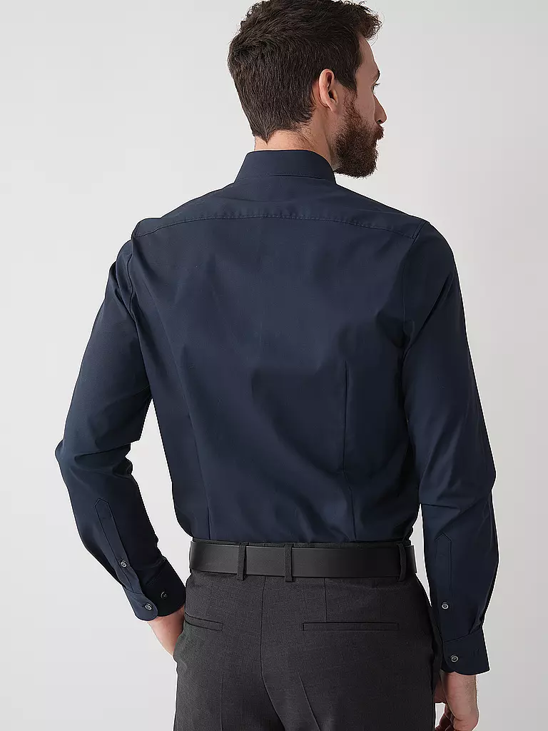 OLYMP LEVEL FIVE | Camisa Body Fit | Azul oscuro