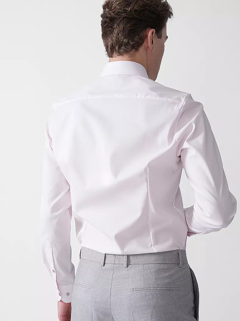 OLYMP LEVEL FIVE | Camisa Body Fit | Rosa