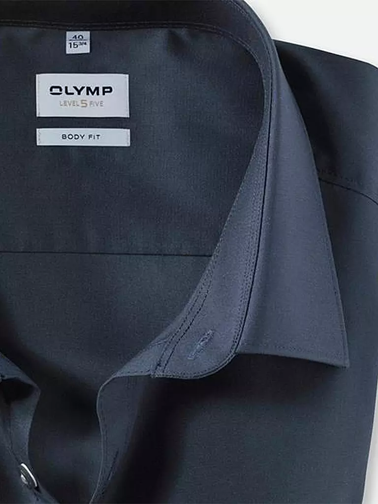 OLYMP LEVEL FIVE | Camisa Body Fit | Azul oscuro