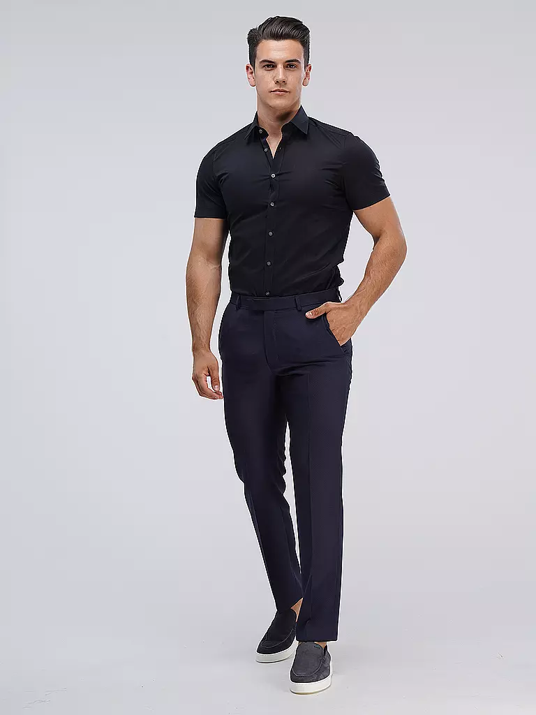OLYMP LEVEL FIVE | Camisa Business Body Fit | Negro
