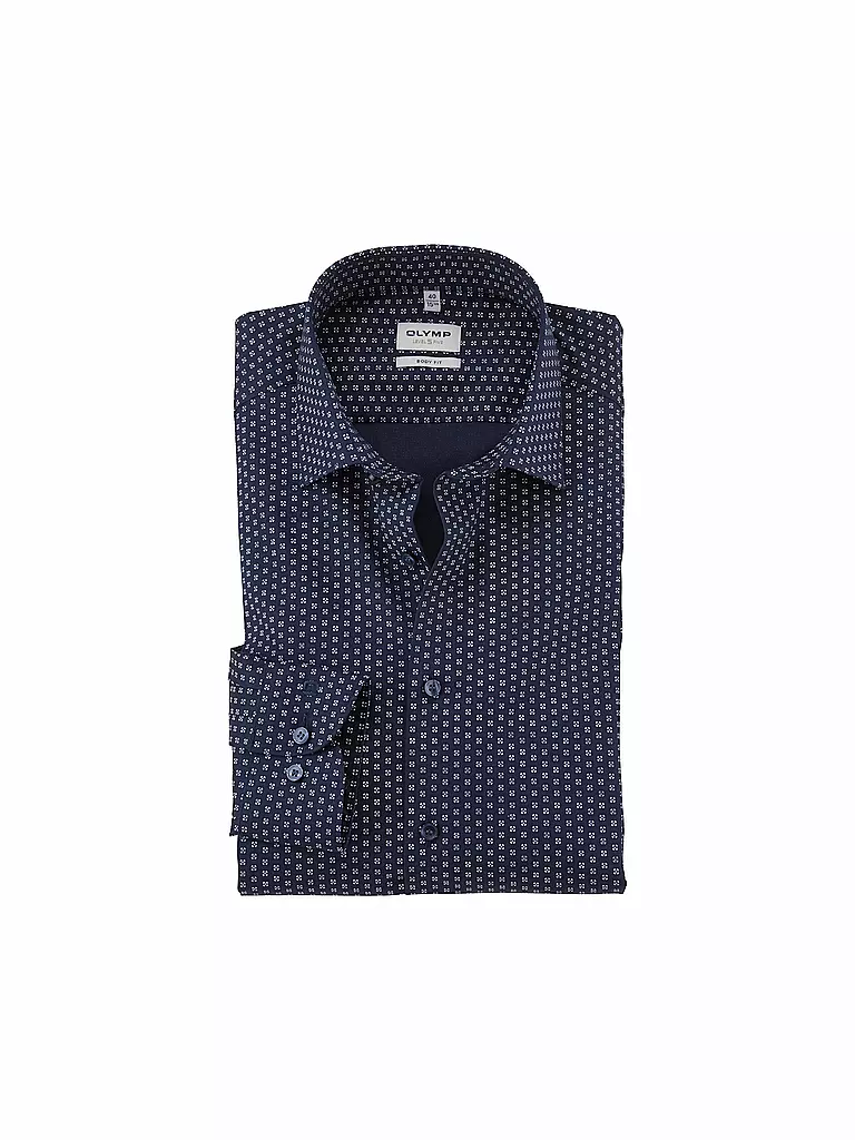 OLYMP LEVEL FIVE | Camisa de vestir con mangas extra largas | Azul oscuro