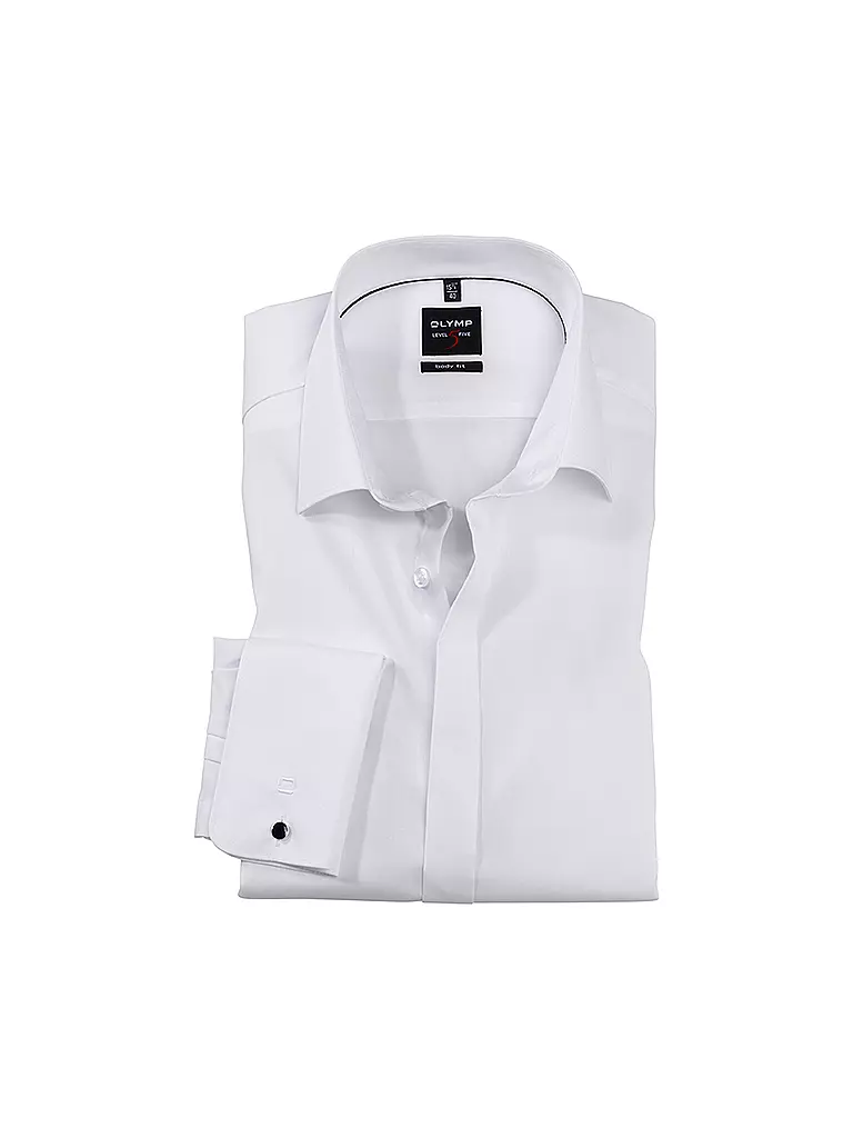 OLYMP LEVEL FIVE | Camisa de vestir Slim Fit | Blanco