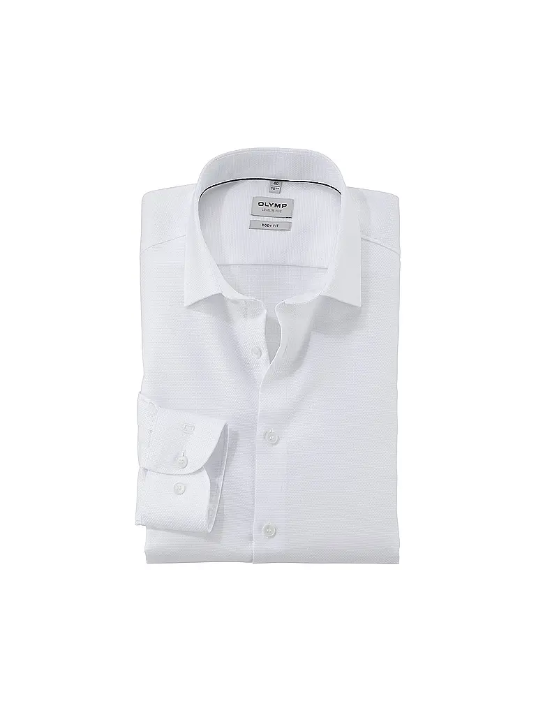 OLYMP LEVEL FIVE | Camisa Slim Fit | Blanco