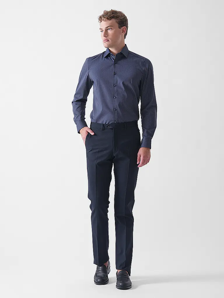 OLYMP LEVEL FIVE | Camisa Slim Fit | Azul oscuro