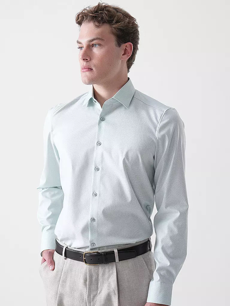 OLYMP LEVEL FIVE | Camisa Slim Fit | Verde claro