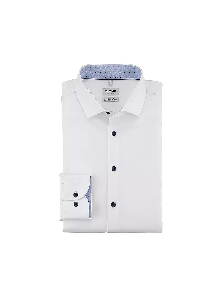 OLYMP LEVEL FIVE | Hemd Body Fit  | Blanco