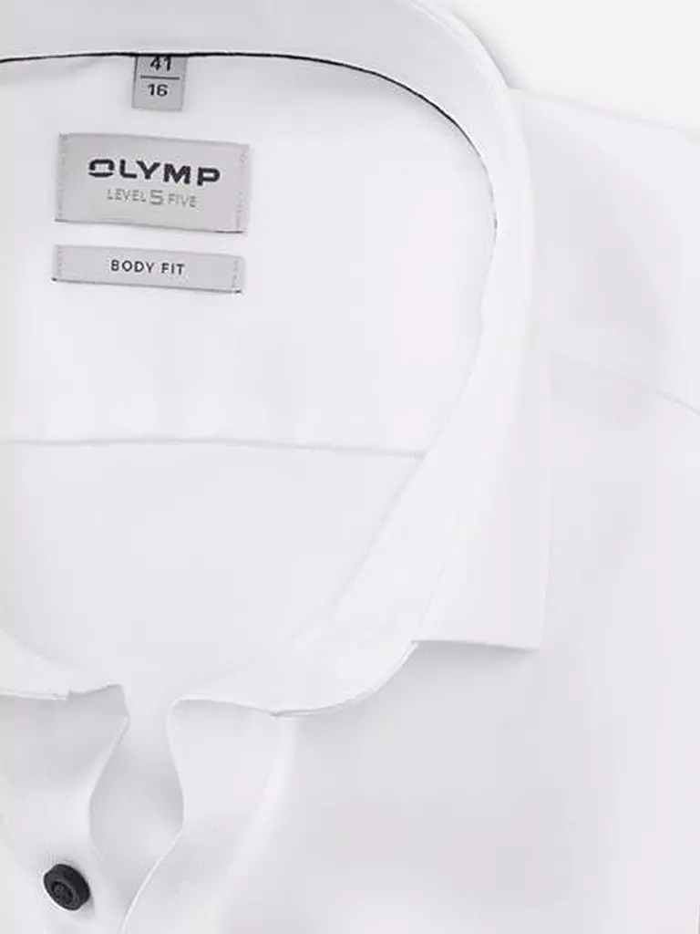OLYMP LEVEL FIVE | Hemd Body Fit  | Blanco