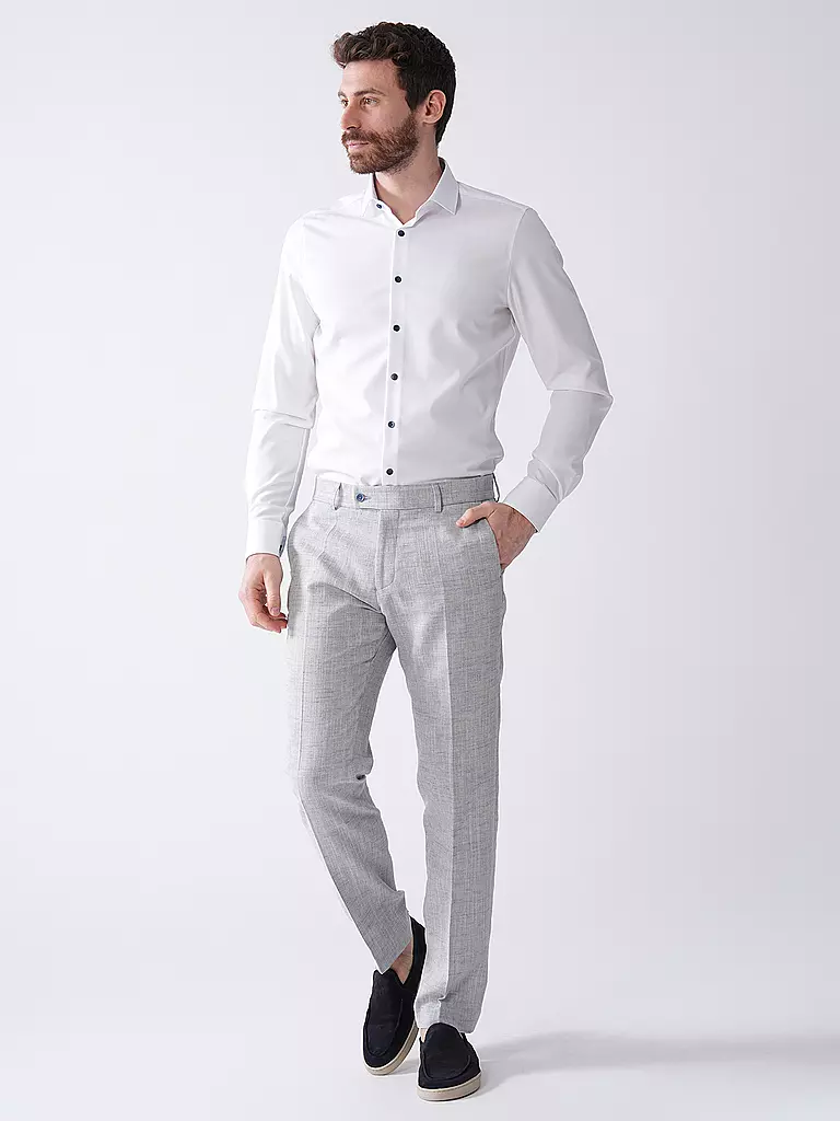 OLYMP LEVEL FIVE | Hemd Body Fit  | Blanco