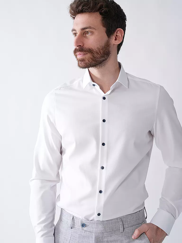 OLYMP LEVEL FIVE | Hemd Body Fit  | Blanco