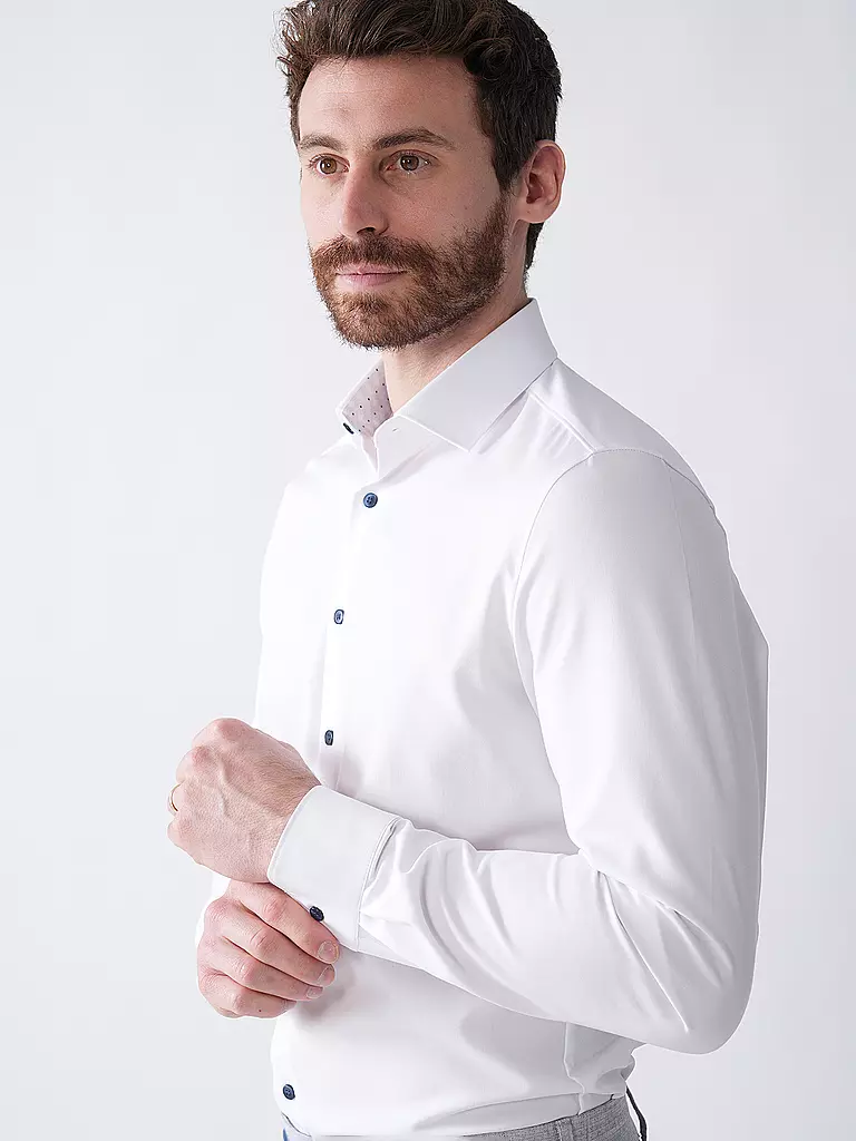 OLYMP LEVEL FIVE | Hemd Body Fit  | Blanco