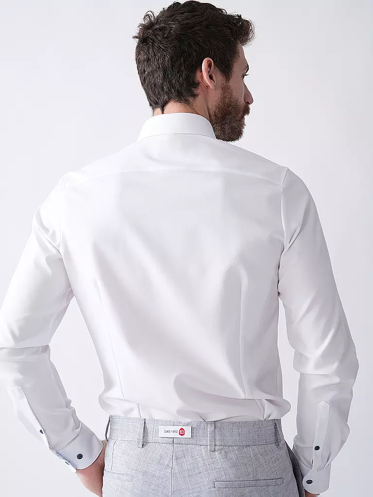 OLYMP LEVEL FIVE | Hemd Body Fit  | Blanco