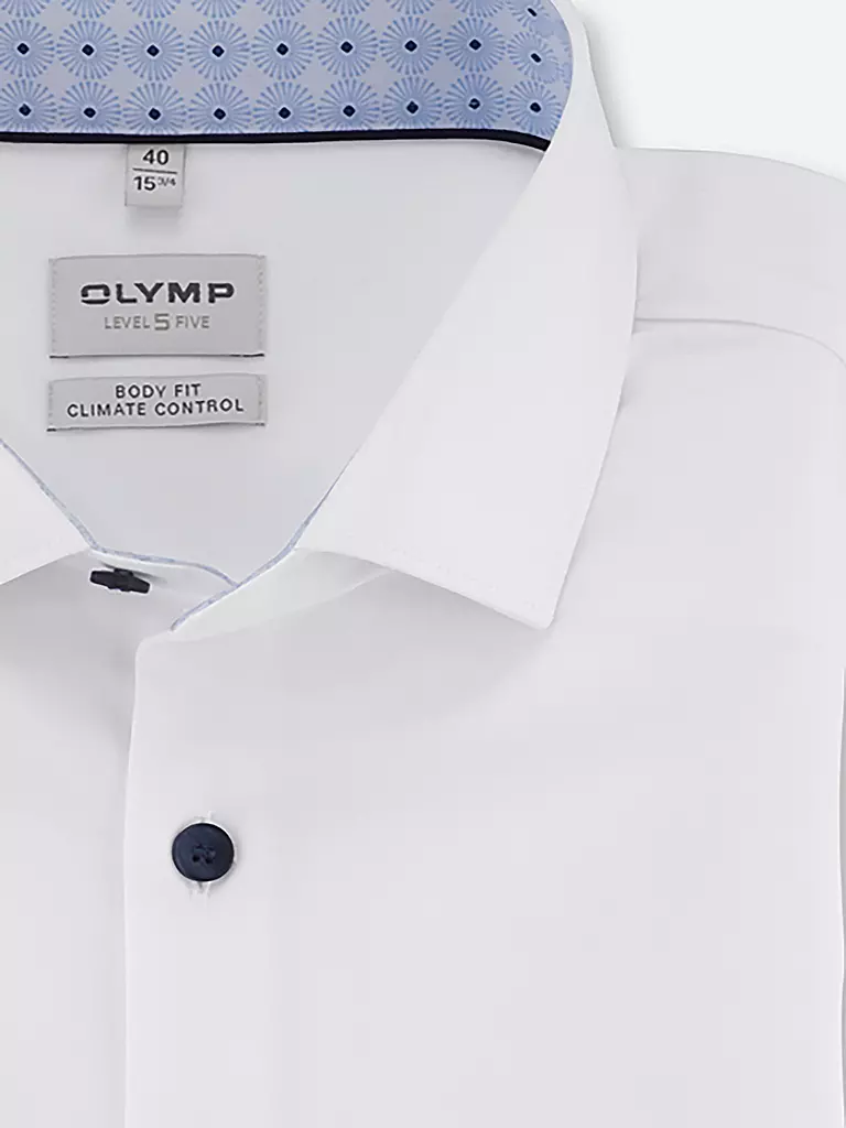 OLYMP LEVEL FIVE | Hemd Body Fit  | Blanco