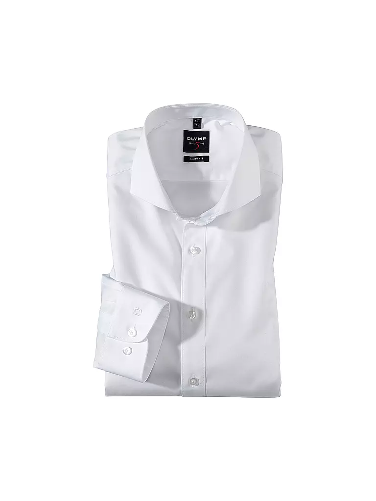 OLYMP LEVEL FIVE | Hemd Body Fit | Blanco